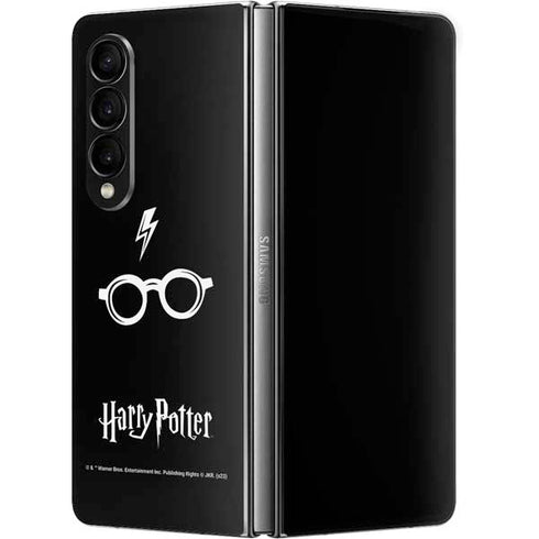 Wizarding World Harry Potter Scar and Glasses Galaxy Z Fold4 5G Skin